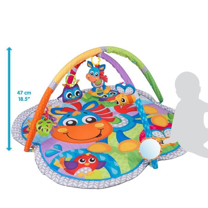 Playgro Tapis de Jeu à Quatre Pattes Cheval Clip Clop, Tapis Musical, Dès la naissance, Multicolore, 40203