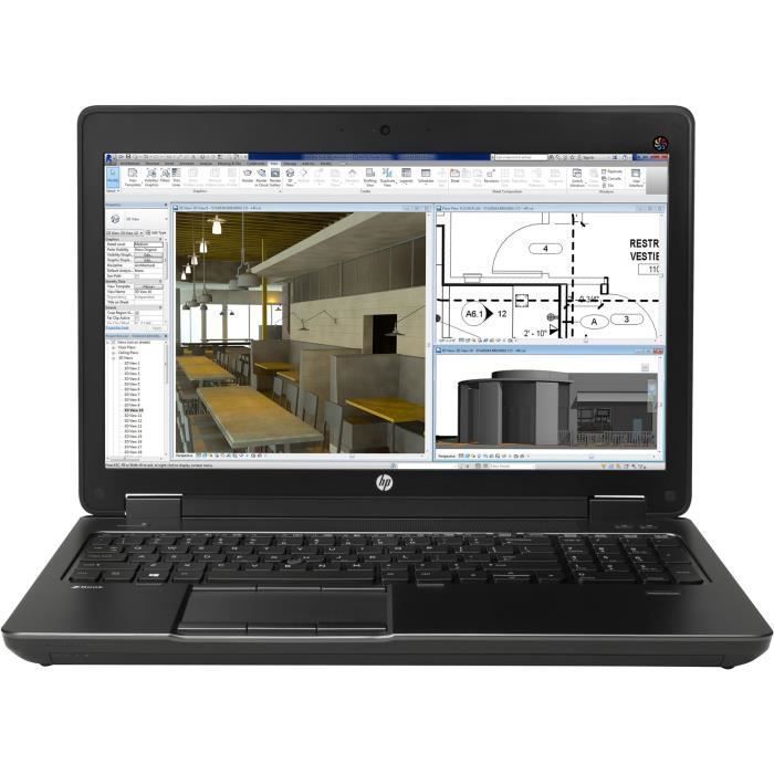 HP ZBook 15 G2, Intel® Core™ i7 de 4eme génération, 2,9 GHz, 39,6 cm (15.6