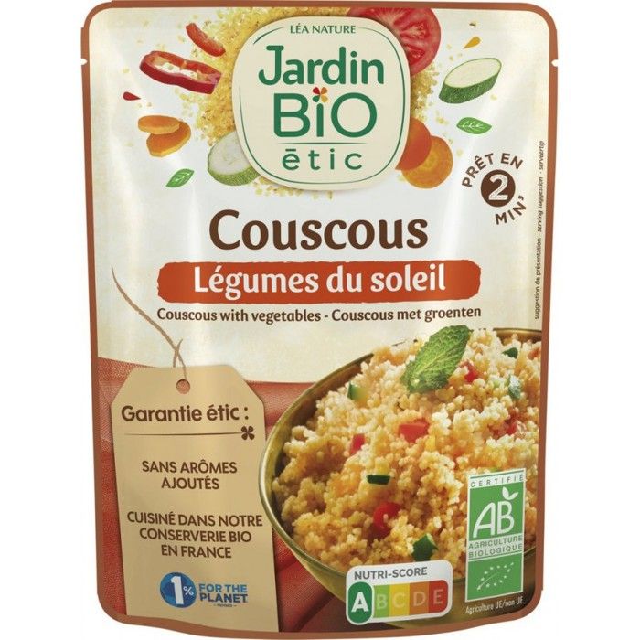 JARDIN BIO Couscous aux légumes du soleil bio - 220g