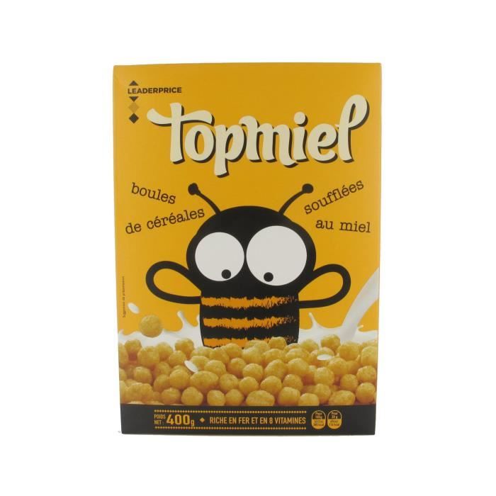 Céréales soufflées au miel Topmiel - 400g