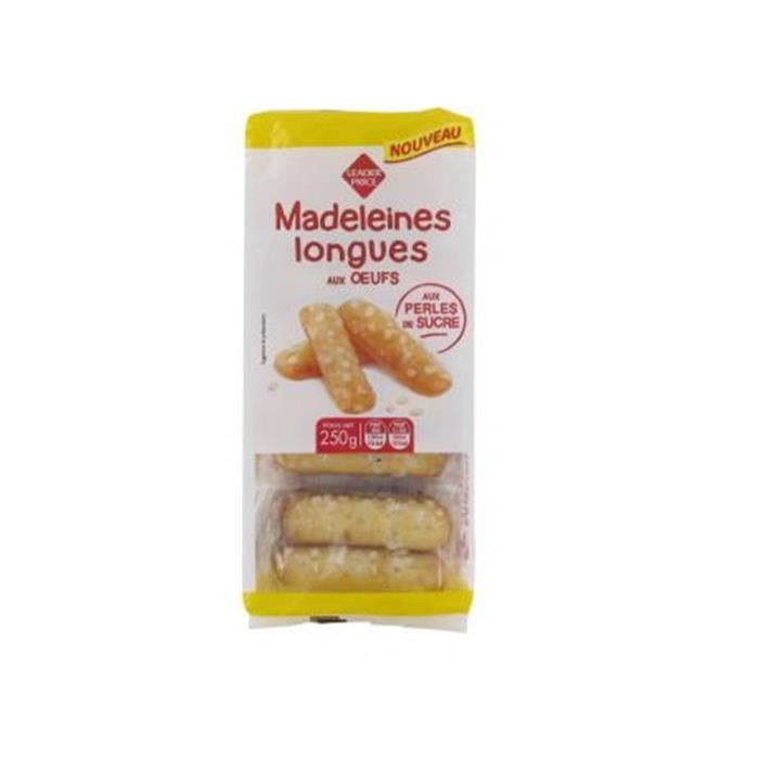 Madeleines longues au sucre - 250g