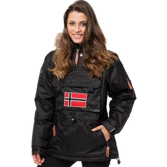 GEOGRAPHICAL NORWAY Doudoune AUBERGINE Noir - Femme