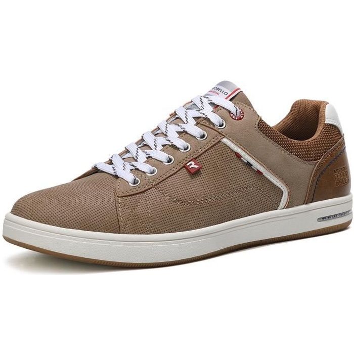 ARRIGO BELLO Baskets de Ville A174-3 Marrone Doublure en maille Homme