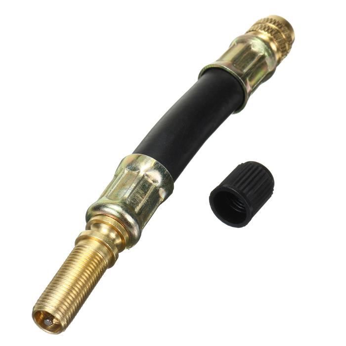NEUFU 4pcs 105MM Prolongateur de Valve Tuyau en Caoutchouc Adaptateur pour Voiture Camion