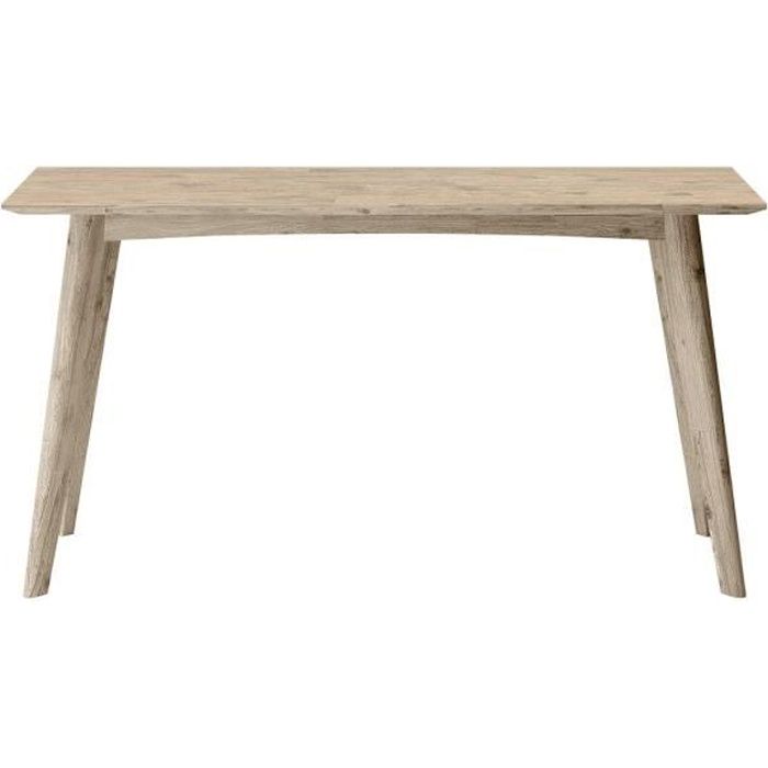 Console en bois 140 cm Tobago Beige