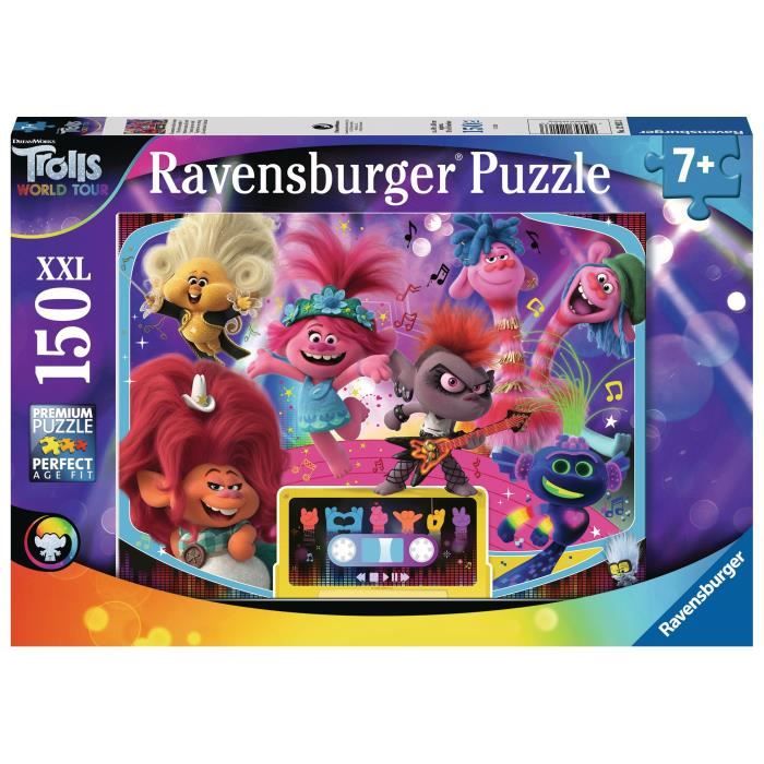 Puzzle 150 p XXL - Plus forts ensemble ! / Trolls 2