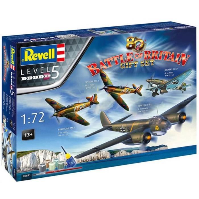Maquette avion : Coffret cadeau 80ème anniversaire : Bataille d'Angleterre Coloris Unique