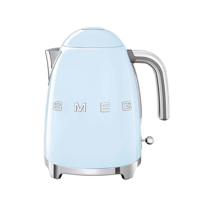 SMEG Bouilloire 1.7 Litre 360° Années 50 - 2400W Bleu Azur KLF03PBEU