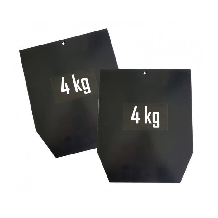 SVELTUS - Plaque acier pour gilet pro 4 kg x2