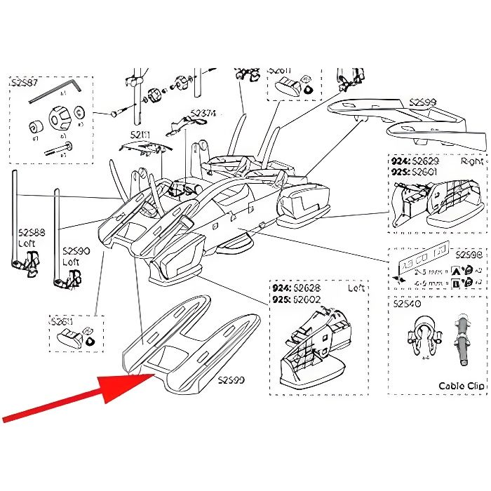 Support roue Thule VeloCompact 2 vélos