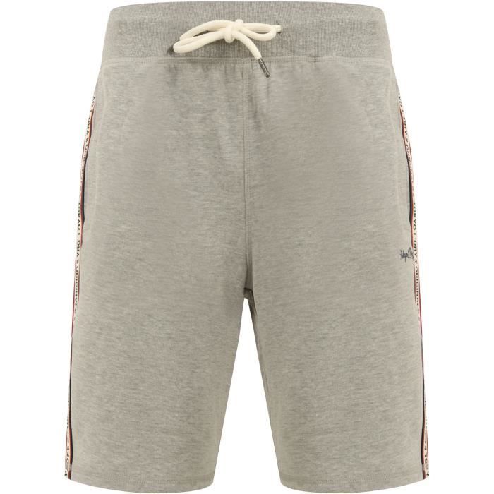 TOKYO LAUNDRY Short Molleton Gris Clair Homme