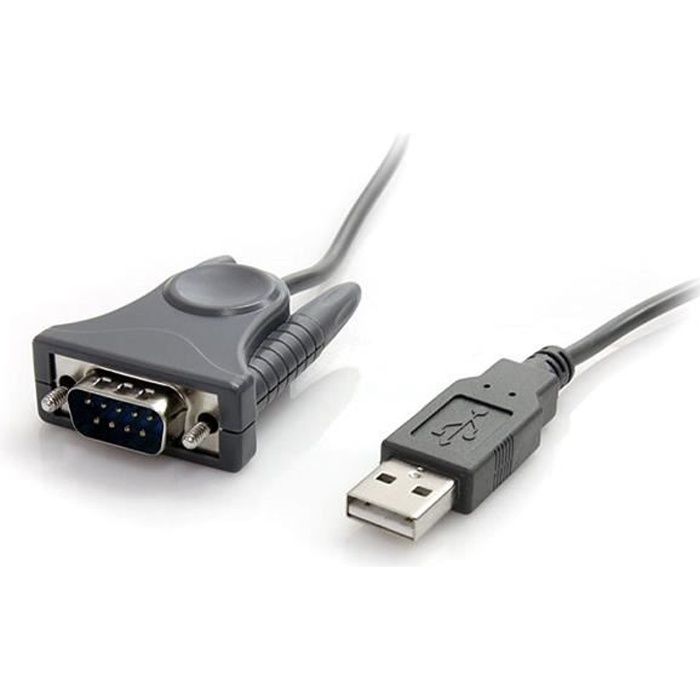 VSHOP® Câble adaptateur RS232 Convertisseur USB vers Serie pour PDA SAT NAV GPS ou système de navigation etc PC et MAC Supports