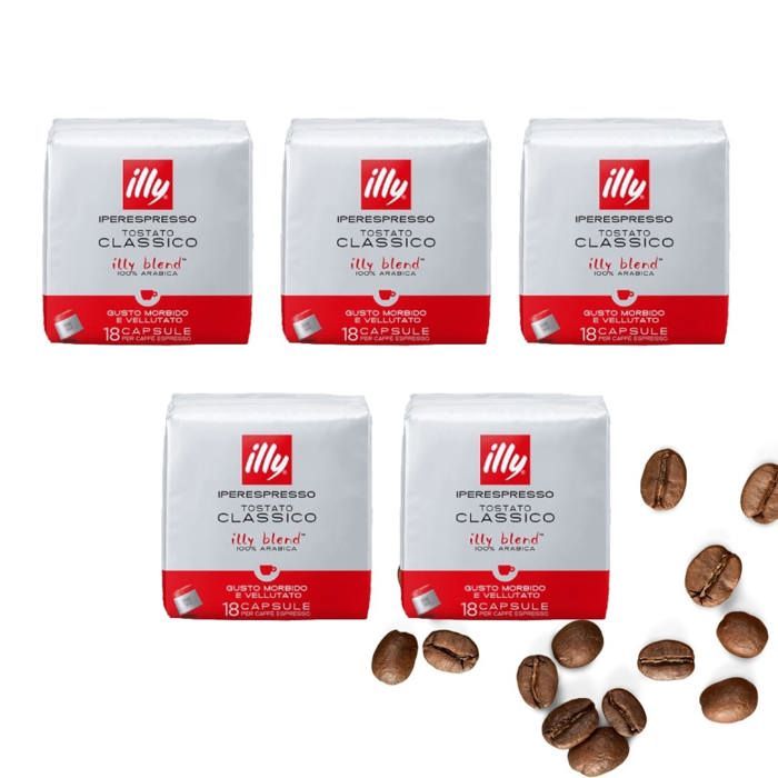 Café en Capsules Illy Iperespresso Torréfaction Classico ? 90 unités Café en Capsules Illy Iperespresso Torréfaction Classico ? 90 unités