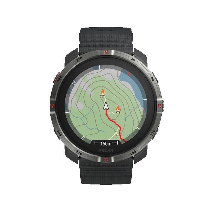 Polar Grit X2 Montre de sport outdoor Night Black