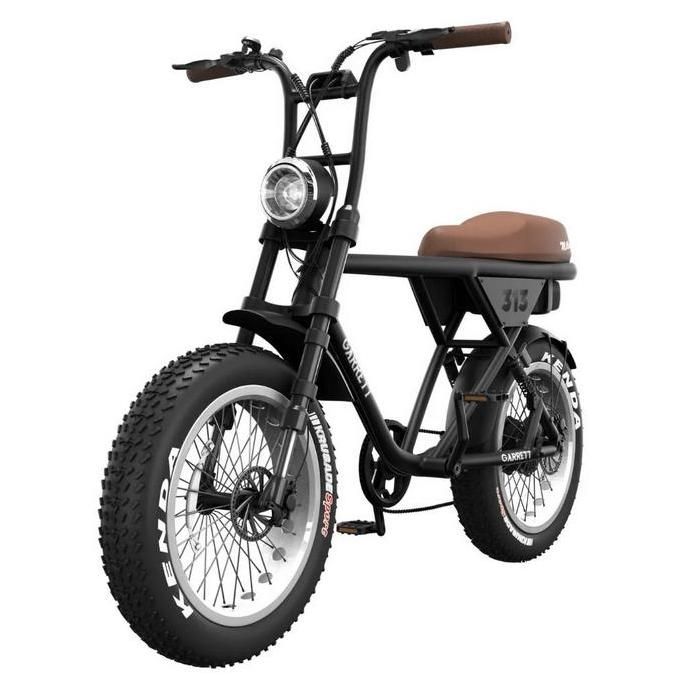 Fatbike Électrique Biplace Cargo Garrett Miller Z Pneus Off Road / Noir