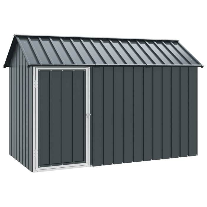 Anthracite Cage pour oiseaux - perchoirs à oiseaux - Anthracite 215 x 112 x 141 cm Acier galvanisé A2795
