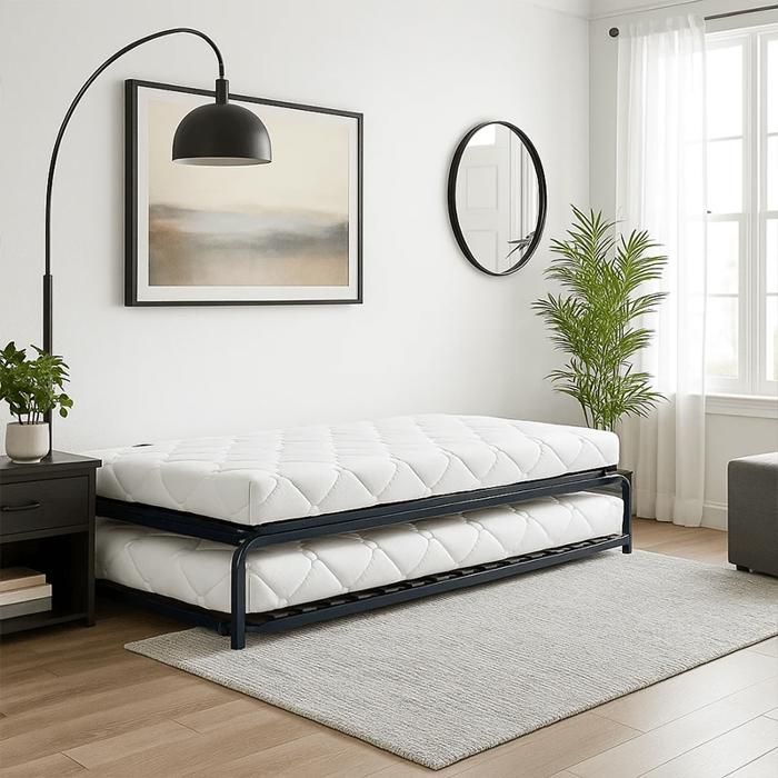 Matelas pour Gigogne - HR 38 kg - 14 cm - 190 x 70 - Mousse HR 38kg/m³ – 1 Matelas Confort Ferme et Durable Matelas pour Gigogne - HR 38 kg - 14 cm - 190 x 70 - Mousse HR 38kg/m³ – 1 Matelas Confort Ferme et Durable