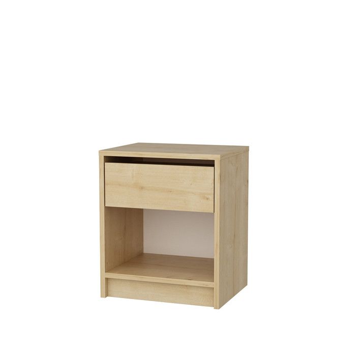Table de chevet en bois Sheridan - 45 x 40 x 53 cm - Beige Table de chevet en bois Sheridan - 45 x 40 x 53 cm - Beige