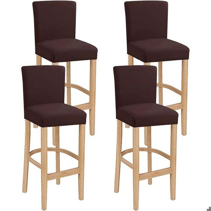 Housse de tabouret de bar housse de chaise extensible housse universelle pour chaise haute B