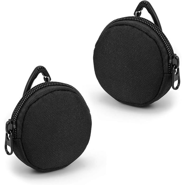 2 Pièces Sac Friandise pour ChienNoir Pochette Friandise Chien Sac a Friandise Chien avec Mousqueton pour Le Dressage