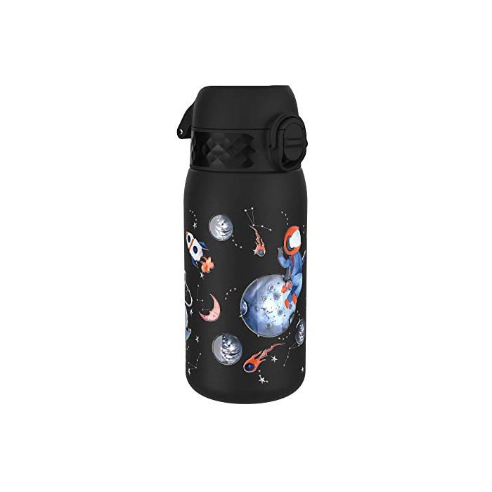 Gourde Enfant Inox Léger 400ml Non Isolé Anti-Fuite Facile à Ouvrir Verrouillage Sécurisé Lavable au Lave-Vaisselle Poi - Modele 7