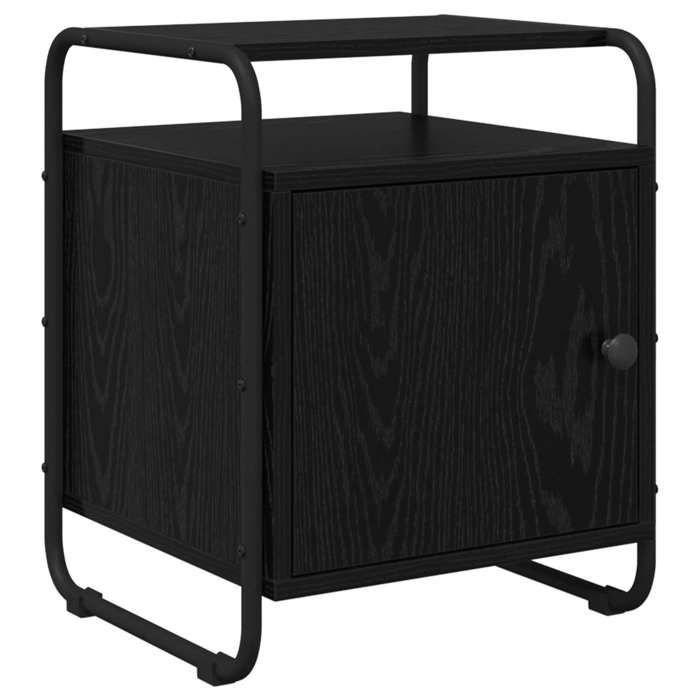Elégance - Chic Petite Console de Lit - Table de chevet - 1 pcs - Chêne noir - Bois dingénierie - 40x39 5x50cm_0719472