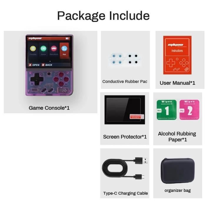 Miyoo Mini Plus Console De Jeu Rétro Portable Open Source Classique