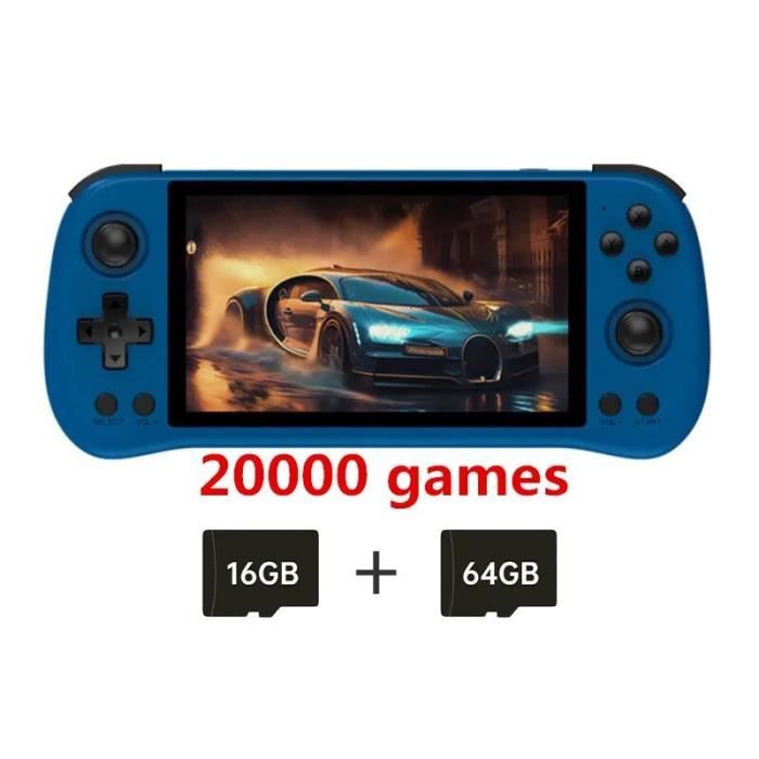 Console Portable M22 Pro - Écran 5 Pouces HD - Linux - 20 000+ Jeux Inclus - Manette 3D Sensible - Parfaite Pour Jeux Rétro Et Voyage