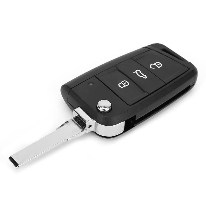 Akozon Boîtier de clé de voiture Car Smart Key Fob Shell Protective — free download