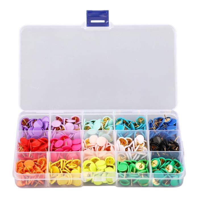 30 Punaises En Résine Forme Cœur - Couleurs Foncées Mates - Pour Tableaux Liège Et Décor