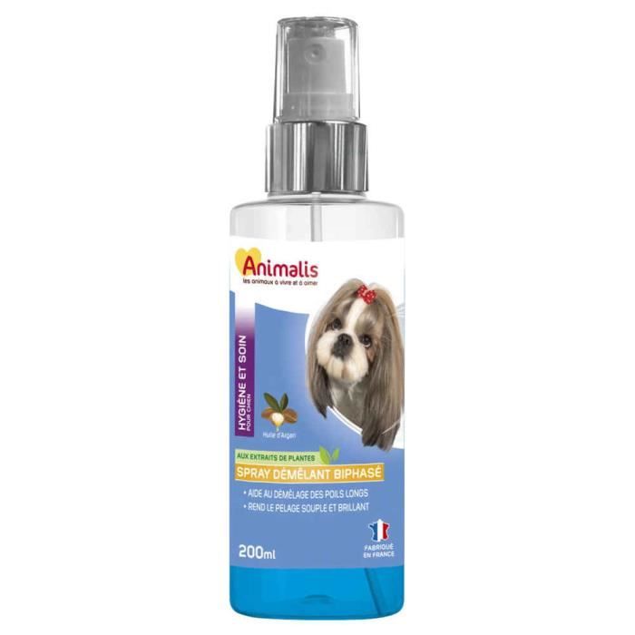 Animalis Spray Demelant Biphase Pour Chien 0ml Cdiscount