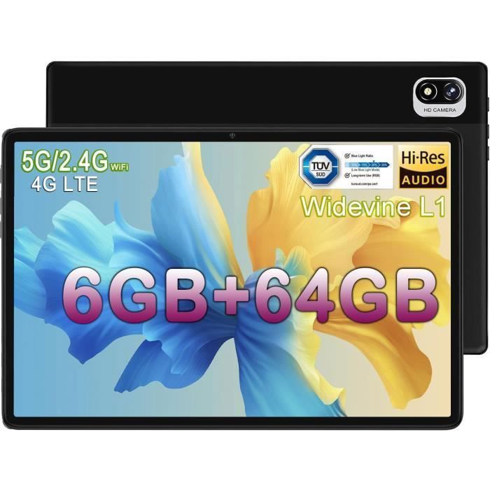 AOYODKG A8 – Tablette Tactile 10.1” -6Go RAM+64Go-Octa-Core-Android 10.0 -1920*1200-6000mAh batterie-Dual SIM/WIFI-GPS-Tablette