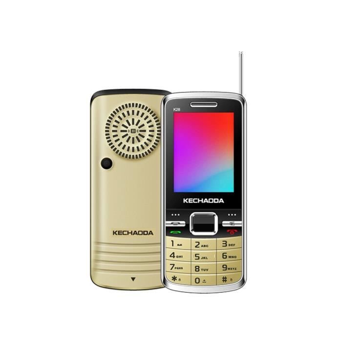 KECHAODA K28 Téléphone mobile GSM Dual SIM 2G débloqué téléphone pour  Vieillard personnes âgées UE @Yunsoel363 - Achat téléphone portable pas  cher, avis et meilleur prix - Cdiscount