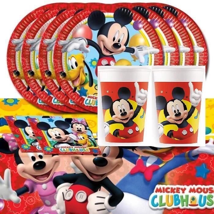 Mignon Mickey Mouse Décoration Fête Sac Crayons Pack De 5