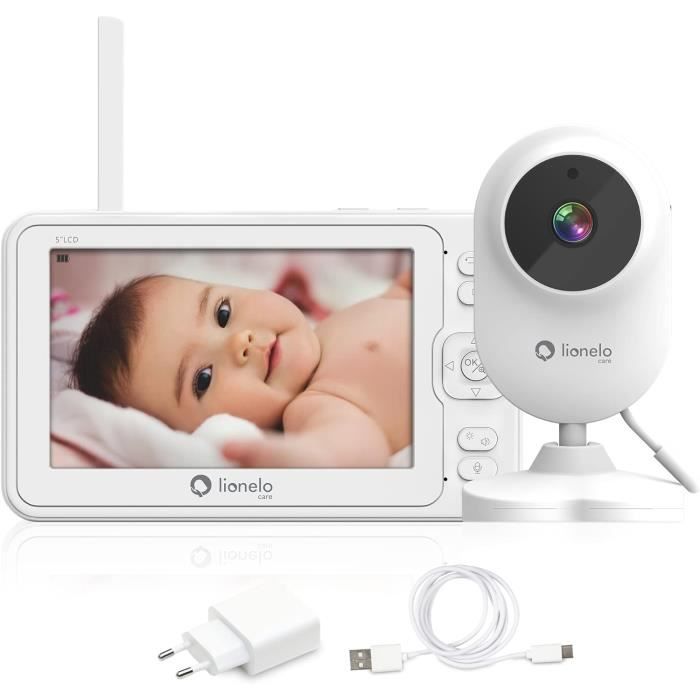 Babyphone Camera Écran 3.5" Vision Nocturne Audio Bidirectionnel