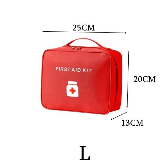 Qunkun Lot 2 Sacs À Médicaments Vides Étanches Grande Capacité Portable