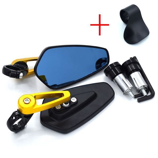 1 Paire De Rétroviseurs Latéraux D'extrémité De Barre De