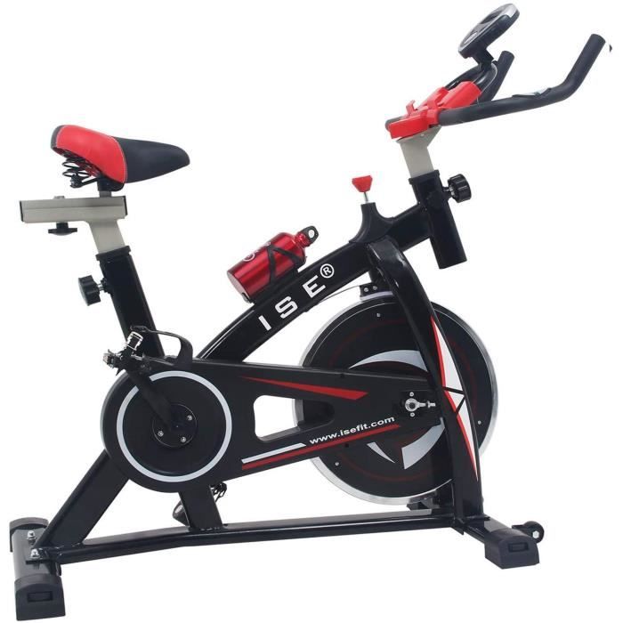ISE Velo D appartement Ergometre Cardio Velo Biking Exercice de Fitness d aerobie Silencieux Poids d inertie 13 KG SY 7802 Cdiscount Sport