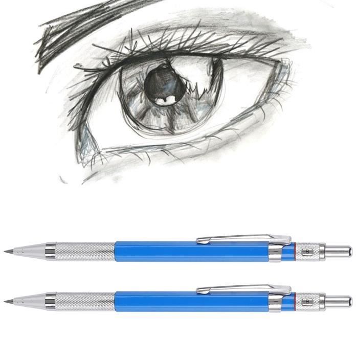 Kores Porte-Mines M2 Grafitos - Avec 15 Mines HB 0.5mm Et Gomme - Triangulaire Ergonomique