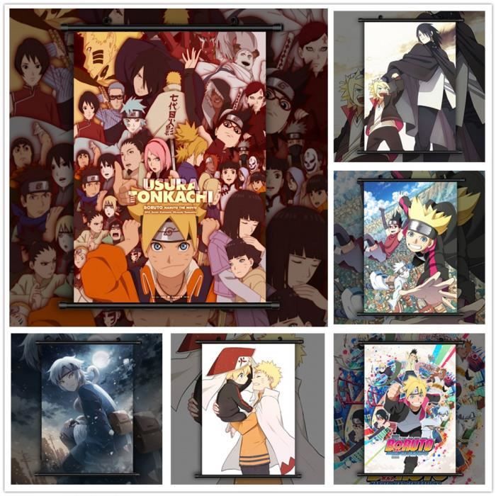 Version x30cm 766 Naruto Boruto Sarada Mitsuki Himawari Anime Manga Affiche Murale Defilement G 86 86 Cdiscount Maison