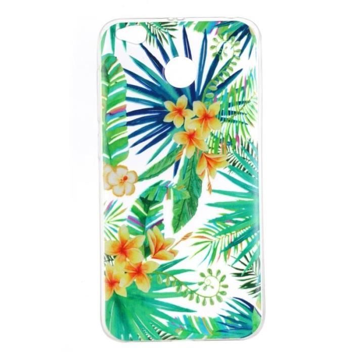 Pour Xiaomi Redmi 4x 50 Coque Silicone Tpu Transparente Ultra Fine Dessin Animé Jolie Fleur