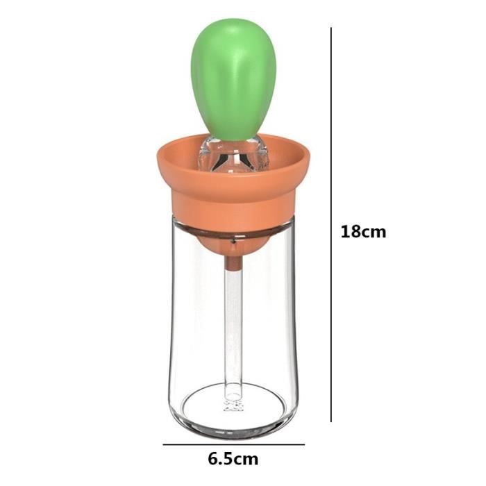 Pinceau En Silicone Pour Bouteille D'huile - Nettoyage Facile - Neuf Avec Emballage