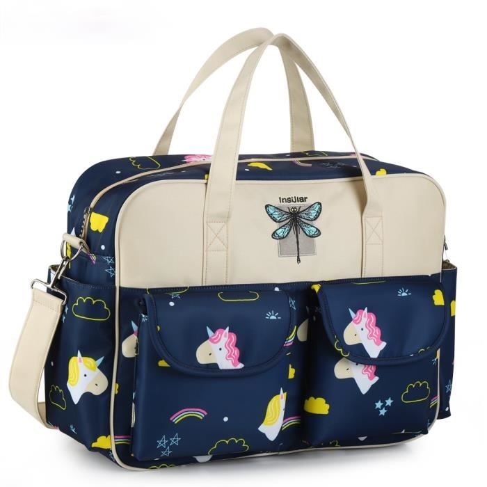 Sac bebe,Ensemble de sacs à couches, 5 pièces, Collections de points, sac  de maternité à l'hôpital avec bébé, sac de voyage de grande capacité pour  maman et bébé - AliExpress