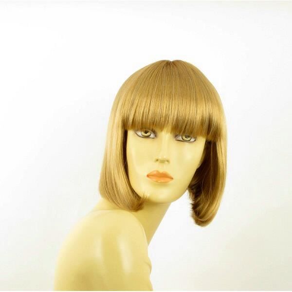 Perruque Courte Blonde Dorée FLORENCE - Réf LG26, Synthétique, Bonnet Moyen - Neuf Avec étiquettes