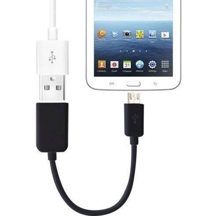 Cable Adaptateur USB FEMELLE vers MICRO USB MALE OTG Samsung etc.. -  Cdiscount Informatique