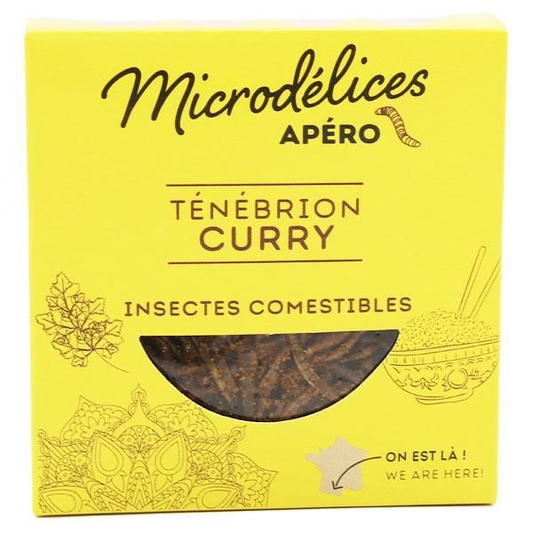 Micronutris Insectes Apéritifs Ténébrion Curry 5g