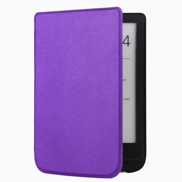 Housse Étui PU Cuir Pour Pocketbook Touch Lux 5/4, Touch HD 3, Basic 4/3/2 – Avec Fonction Veille/Réveil Auto