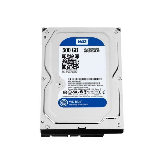 Disque dur interne Caviar Blue WD5000AAKX 3.5 – 500 Go – Western Digital – SATA 6Gb/s – 7200 tr/min