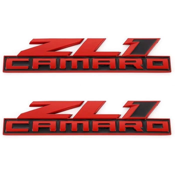 Lot De 2 Badges Autocollants Métal 3D Pour Garde-boue Voiture - Dimensions 7.8x0.9 Cm - 4