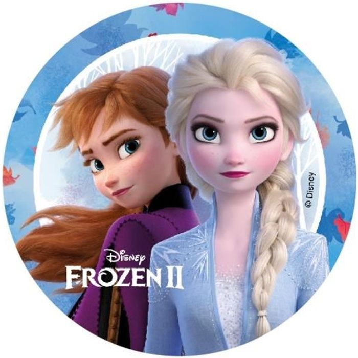 Disque En Azyme La Reine Des Neiges 2 14 5 Cm Multicolore Cdiscount Maison